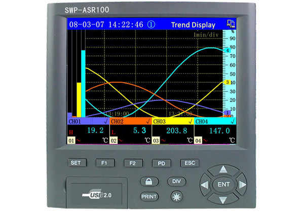 多语言型无纸记录仪SWP-ASR100 SWP-ASR106 SWP-ASR112